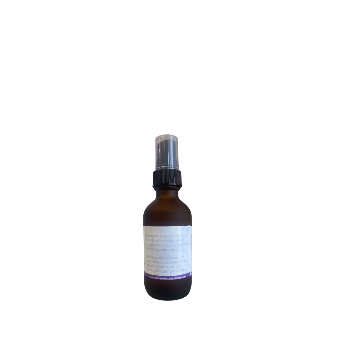 Lavish Wellness Shop Lavender & Lemongrass Detox Body Spray 2 oz.
