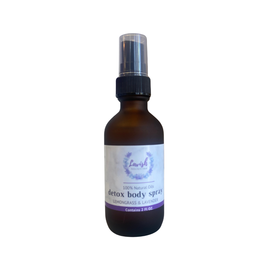 Lavender & Lemongrass Detox Body Spray 2 oz.