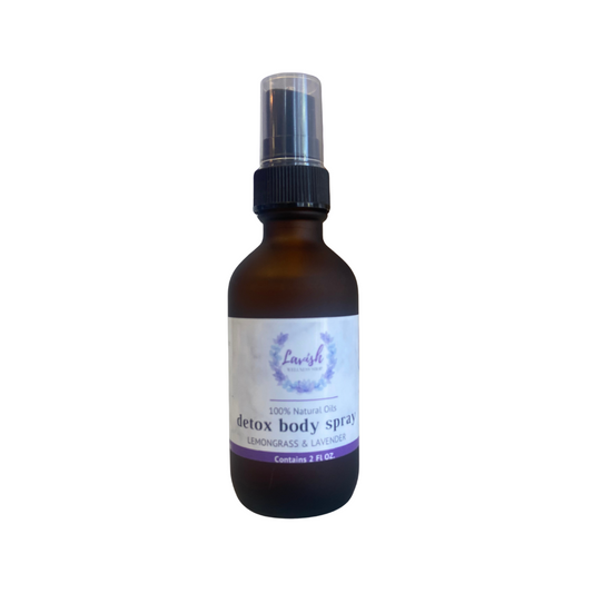 Lavender & Lemongrass Detox Body Spray 2 oz.