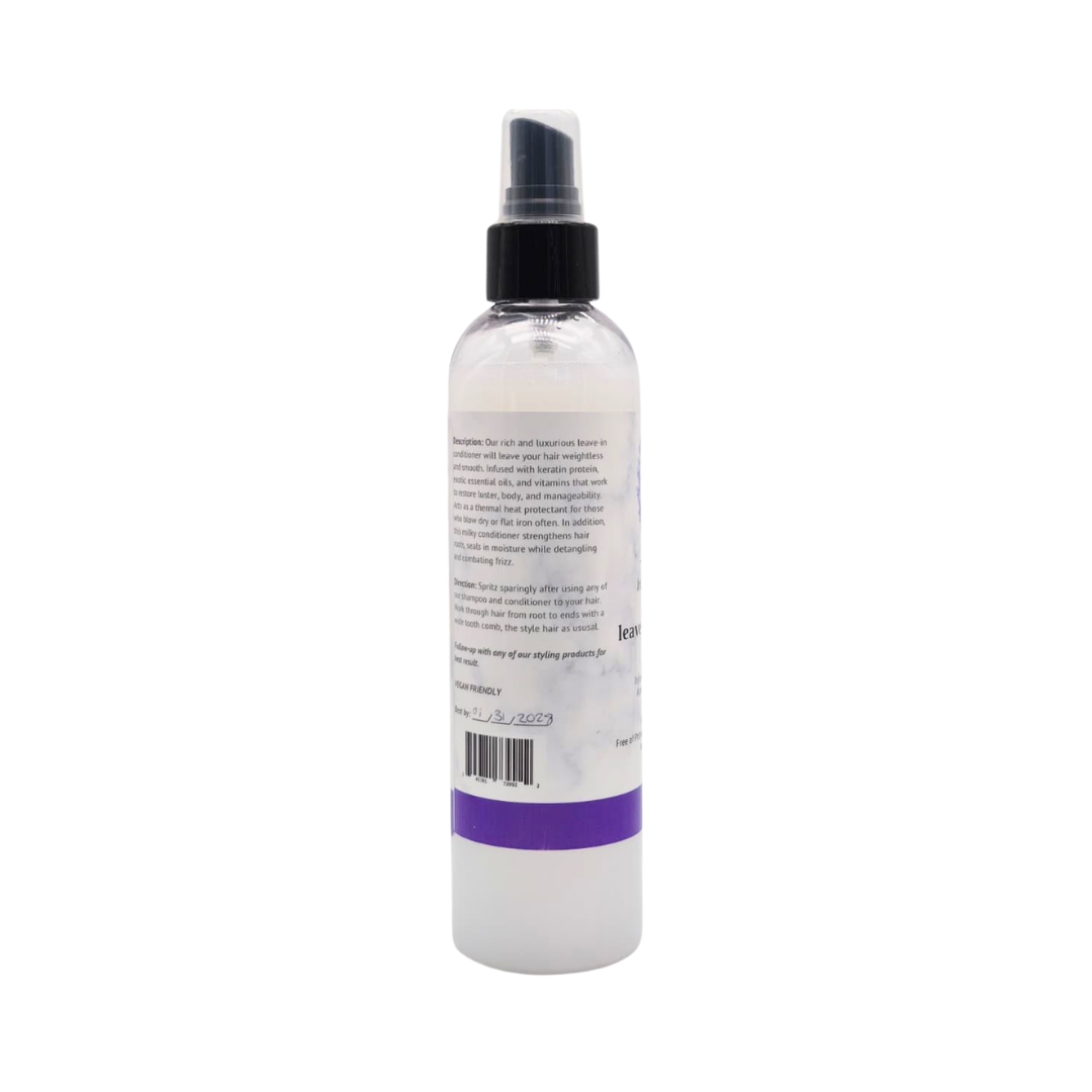 Lavish Wellness Shop Rose & Jasmine Hydrating Leave-in Conditioner 8 Fl OZ.