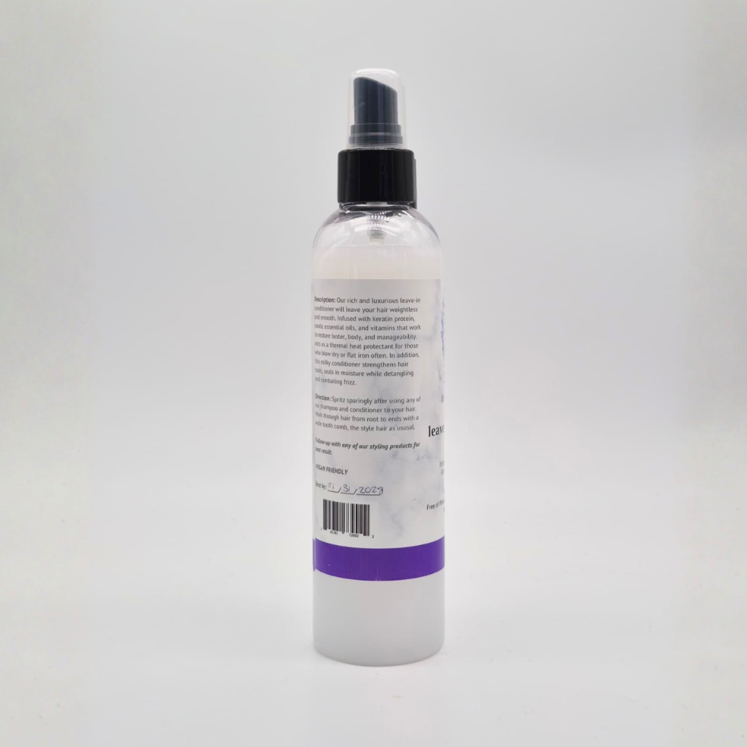 Lavish Wellness Shop Rose & Jasmine Hydrating Leave-in Conditioner 8 oz & 2 oz
