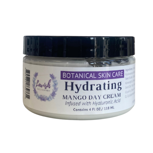 Hydrating Mango Day Cream with Hyaluronic Acid 4 oz.