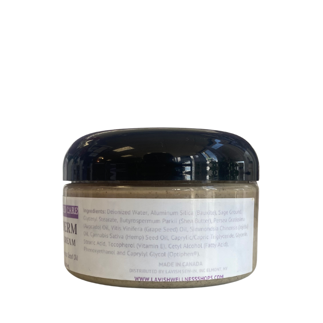 Lavish Wellness Shop Microderm Abrasion Cream with Sage Ground 4 oz.