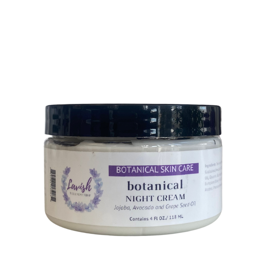 Lavish Wellness Shop Botanical Night Cream 4 oz.