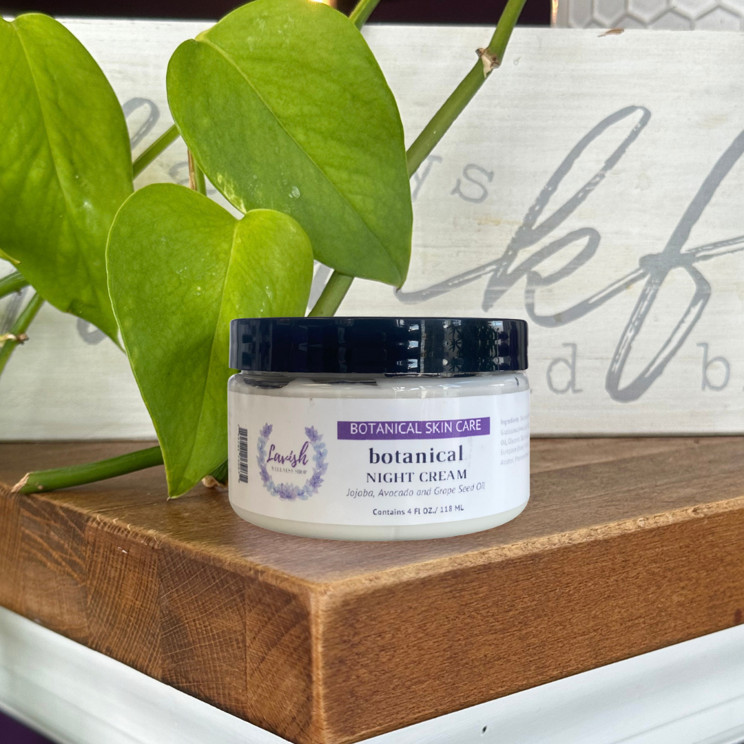 Lavish Wellness Shop Botanical Night Cream 4 oz.