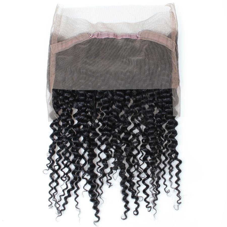 Mongolian Curly Lace 360 Frontal