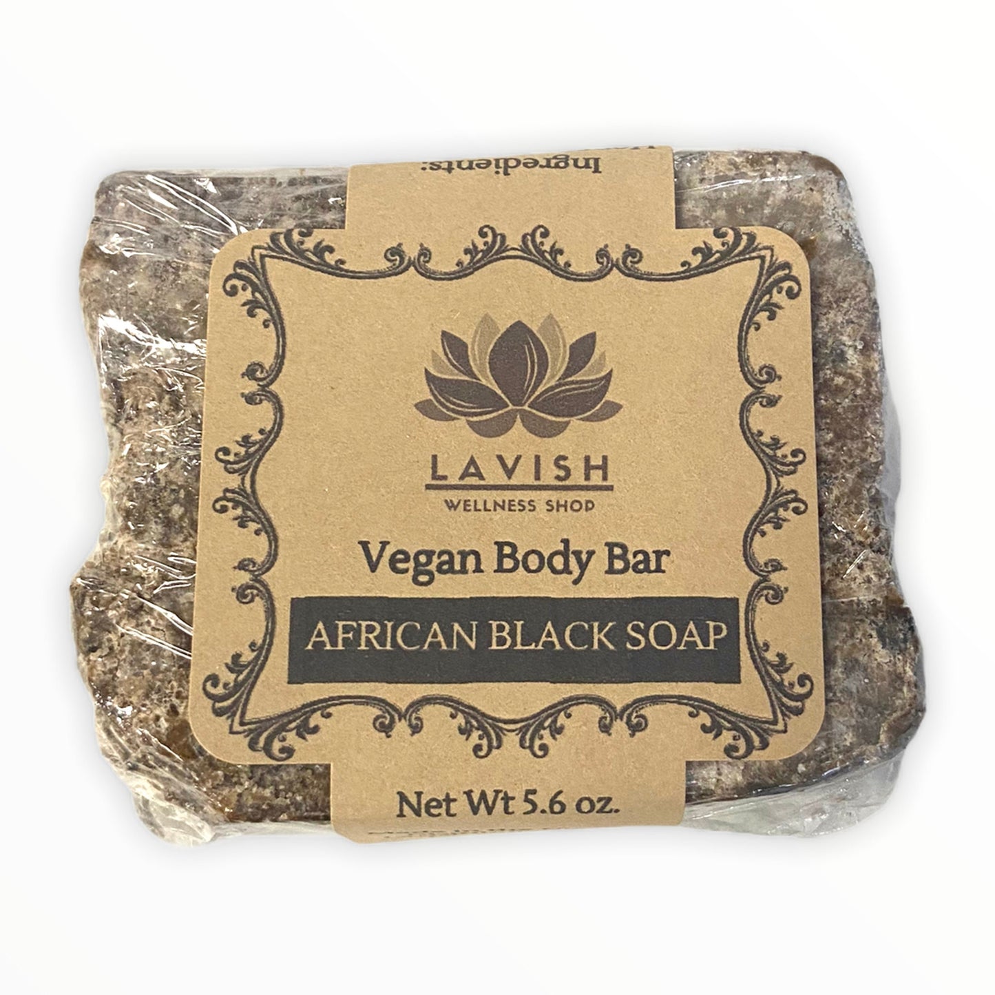African Black Soap Bar 5.6 oz.