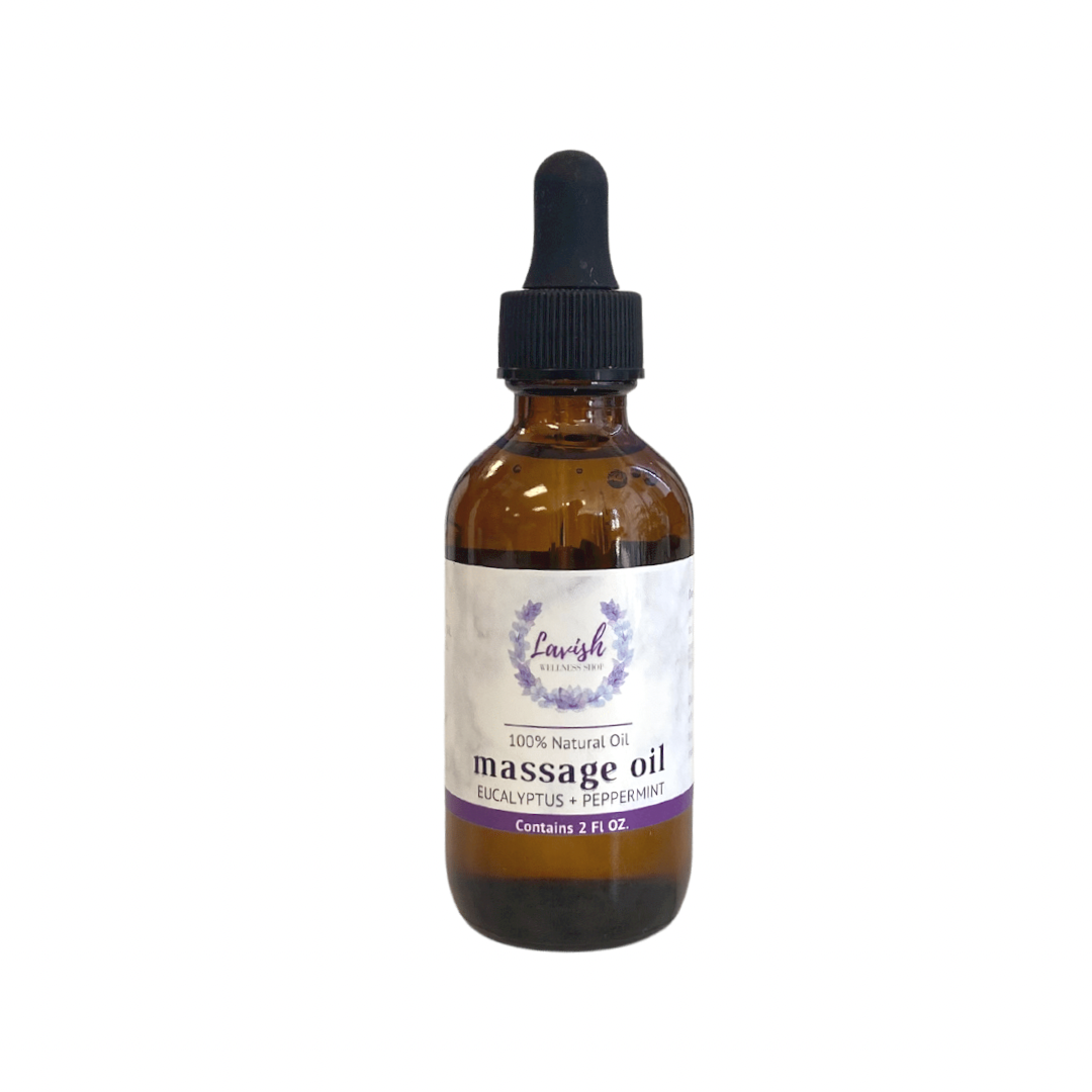 Massage & Body Oil (Eucalyptus + Peppermint) 2 oz.