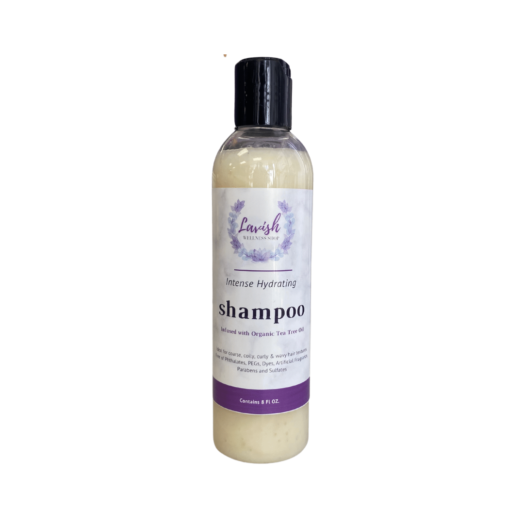 Organic Peppermint & Tea Tree Intense Hydrating Shampoo 8 oz.